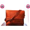 Fatto a mano Borsa a tracolla da uomo 18" in pelle di capra messenger vera attacca valiget...