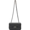 faina Borsa a Mano, Pochette Donna, Nero, Taglia Unica