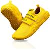 M MANUEKLEAR MANUEKLEAR - Scarpe da Sollevamento Pesi per Uomo e Donna, per Sollevamento Pesi, Squat, Fitness, Cross-Trainer, a Piedi Nudi, Palestra, Allenamento, Colore Giallo Limone, 40-42, Giallo Limone,