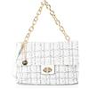 NAEMI Handtasche, Shopper da Donna, Bianco Multicolore, Taglia Unica