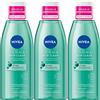 Nivea Derma Skin Clear Tonico Viso Anti-Imperfezioni Formula Vegana Senza Alcol con Acido Salicilico e Niacinamide per Riequilibrare la Pelle e Ridurre il Sebo in Eccesso - 3 Flaconi da 200ml