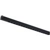 M LEDME Modulo Faretti Led lineare da binario magnetico 16mm Hallway 18W nero 39cm Bianco caldo 3000K M LEDME