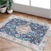 Heavyoff Zerbino Ingresso Esterno, Tappeto Ingresso Interno Lavabile Tappetino Entrata Asciugapassi Antiscivolo per Casa e Ufficio Blu, 40x60cm