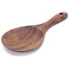 Mumusuki Cucchiaio da Riso in Legno, Pala di Riso Antiaderente Cucchiaio da Portata Resistente Al Calore, Cucina Cucchiai da Cucina Versatili Spatola di Riso Pentole