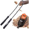 Bushstar Mano catene sega con 33 denti con cintura tasche e gratis fuoco Starter von bushstar - Legno facile e veloce seghe - Premium della mano/AST/legno/Giardino Sega per Sopravvivenza, Outdoor & Camping
