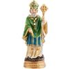 DRW Figura San Patrizio Resina Dipinta a Mano 12 cm