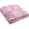 Viterbo Biancheria Trapuntino Copriletto Primaverile DoubleFace Letto Singolo Matrimoniale E Piazza E Mezzo A Fantasia (Matrimoniale (881), Maioliche Rosa)