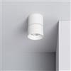 LEDKIA LIGHTING Applique LED 7W Alluminio Circolare Bianco New Onuba Bianco Caldo 2700K