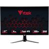 Itek Monitor GGF - 27 Pollici, Piatto, Risoluzione WQHD 2560x1440, Pannello IPS da 100Hz, Schermo 16:9, Tempo di risposta 4ms OD, Collegamenti 2xHDMI e DP, Altoparlanti, HDR, G- Sync, FreeSync