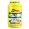 ProAction Collagene, Integratore alimentare a base di Collagene per rinforzare ossa, tendini e cartilagini con Acido Ialuronico e Vitamina C - Certificato Fortigel - Barattolo da 100 compresse