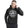 Lonsdale London Linford Uomo Felpa con Cappuccio Nero L 80% Cotone, 20% Poliestere Regular
