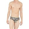 Emporio Armani Brief all Over Slip, Earth Camou, S Uomo