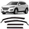 Clim Art Deflettori Compatibile con Hyundai Tucson 15-20 TL - Incasso 4Pz | Hyundai Tucson 15-20 TL deflettore finestrini auto, paravento, policarbonato infrangibile, meteo-resistente