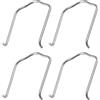 EMSea 4PCS Auto Radiatore Tubo dell'acqua Flangia Di Fissaggio Clip A Molla 1J0121142 In Acciaio Inox Intercooler Tubo Flessibile Fissaggio Pinze Morsetti Parti Automobili