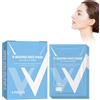 Nurvidis V Line Mask, Maschera Per Il Sollevamento Del Mento, 5 Pezzi V-Line Maschere Viso, Doppio Mento Riduttore, V Maschere Lifting Viso, Doppio Mento Rassodante E Modellamento Del Viso Piccolo