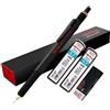 rOtring 800+ matita meccanica e stilo touchscreen | Twist-to-Retact HB 0,7 mm Propelling Pencil | 2 x 12 HB 0,7 m mine | Gomma B20