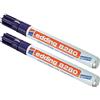 edding 4-8280100_2 - Pennarelli indelebili, confezione da 2