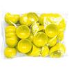 Happyyami 25 palline da lotteria Tombola Bingo, senza numero, in plastica, 40 mm, giallo