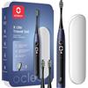 Oclean X Lite Spazzolino elettrico, Spazzolino elettrico intelligente, 5 Modalità, 72000 movimenti al minuto, Spazzolatura supplementari, Durata 40 giorni, Promemoria batteria scarica, IPX7, Blu