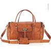 Fatto a mano Borsa da viaggio 80 cm in vera pelle borsone uomo vintage bagaglio pernottame...