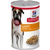 Hill's Science Plan Hill's Science Light Medium Adult Alimento per cani 370 gr - Pollo - Confezione da 6 pezzi - Cibo Umido per Cani - 1° ORDINE? scegli lo sconto BZR5 / BZR20 + 200 punti fedeltà