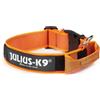 julius k9 collare per cani con maniglia arancio 5x47- 67cm