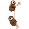 KARLIE PELUCHE CLIMBING SLOTH DUO CON CORDA 13CM