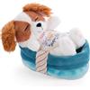 NICI Cane con Cuccia 12 cm - Sleeping Pets Cucciolo di Cocker Spaniel per Bambine, Bambini e Neonati - Pupazzo Imbottito per Le Coccole, i Giochi e la Nanna - Morbidi Animali di Peluche