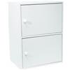 WERKA PRO Mobile Bianco con Porte 2 Porte (54 x 40 x 29 cm)