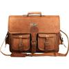 Fatto a mano Borsa da uomo Messenger in pelle a tracolla per file da ufficio notebook lapt...
