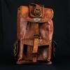 Fatto a mano Zaino Borsa 20" Pelle Uomo Viaggio Scuola Tracolla Zaino Portatile Marrone Ch...
