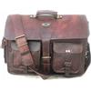 Fatto a mano Borsa vintage in pelle messenger per laptop borsa a tracolla universale per c...