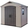 Keter Casetta da Giardino Factor 8x6, Beige, 256,5 X 182 X 243 h