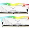 Team group Ram DIMM DDR4 16GB Team group T-Force Delta 3600MHz CL18 1.35V Bianco [TF4D416G3600HC18JDC0]