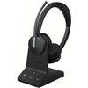 Yealink Cuffie Yealink WH64 Dual Teams Wireless Bluetooth DECT ibride Stereo con Stazione di ricarica Nero [1208674]