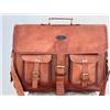 Fatto a mano Borsa messenger in vera pelle da uomo 24" vintage borsa a tracolla per laptop
