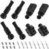 The Lord of the Tools 2 Set Di Connettori Maschio Femmina A 2 Pin Con Terminali E Guarnizioni Kit Spina Sensore 1J0973702 1J0973802 6N0906102 Kit Di Riparazione Impermeabile Automatica
