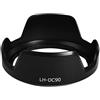 CELLONIC® Paraluce Compatibile con Canon PowerShot SX60 HS PowerShot SX70 HS baionetta LH-DC90 Lens Hood in Materiale Sintetico Protegge l'obiettivo e la Lente da Urti e Graffi