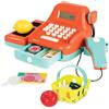 Battat - Registratore di cassa - Registro dei giochi di finzione - Calcolo del registro di cassa - Accessori per la spesa dei bambini - Scanner e suoni - 3 anni +