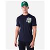 New Era Newspaper Celtics M - Abbigliamento Basket - Uomo - Blu Navy