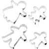 Zenker Set 2 formine tagliabiscotti in Acciaio, Argento, 2 Modelli Assortiti, 1 Pezzo