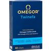 Omegor Integratore Omegor Twinefa New omega-3 e omega-6, 60 capsule