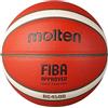 Molten BG4500 Basketball, Official British Basketball Leagues Match Ball, BBL & WBBL, FIBA Approved, Premium Composite Leather, Indoor Play, Orange/Ivory , Taglia 6