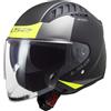 LS2 CASCO JET LS2 OF600 COPTER II URBANE M.BLACK H-V YELLOW-06 | LS2