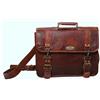 Fatto a mano Borsa uomo in pelle 18" molto comoda messenger laptop tracolla valigetta marrone