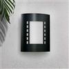 Applique Nera E27 da parete IP54 per esterni - serie METRO
