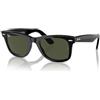 Ray-Ban Occhiali da Sole ORIGINAL WAYFARER RB 2140 Black/G- Classic Green 54/18/150 unisex