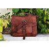 Fatto a mano Borsa per laptop in vera pelle da 19 pollici a tracolla vintage in pelle stil...