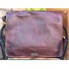 Fatto a mano Borsa a tracolla messenger in pelle marrone vintage 19 pollici valigetta uomo...