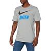 Nike Inter M Nk Tee Tr Ground, T-shirt Uomo, Black, 2XL